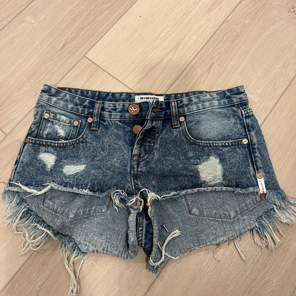 One Teaspoon Bonitas Denim Shorts